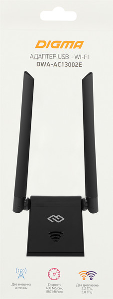 Wi-Fi-адаптер Digma Wi-Fi DWA-AC13002E