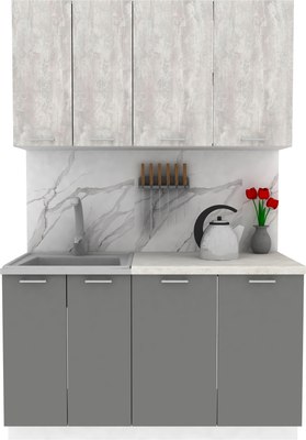 Кухонный гарнитур Eligard Lion 1.4 без столешницы - фото