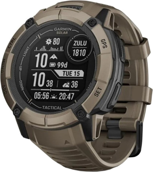 Умные часы Garmin Instinct 2X Solar Tactical 50mm / 010-02805-02 - фото