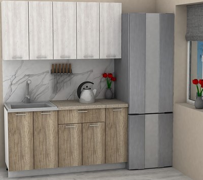 Кухонный гарнитур Eligard Lion 1.5 без столешницы