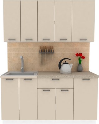 Кухонный гарнитур Eligard Lion 1 1.6 без столешницы