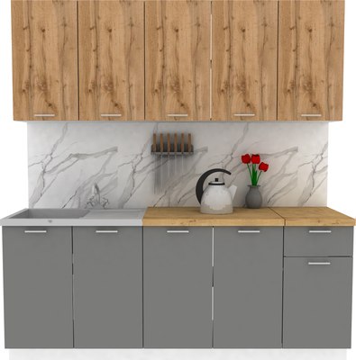 Кухонный гарнитур Eligard Lion 2.0 без столешницы - фото