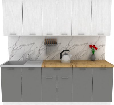 Кухонный гарнитур Eligard Lion 2.2 без столешницы - фото