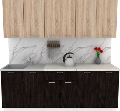 Кухонный гарнитур Eligard Lion 2.2 без столешницы - фото