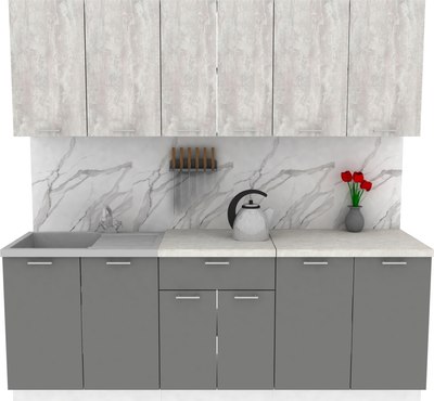 Кухонный гарнитур Eligard Lion 2.2 без столешницы - фото