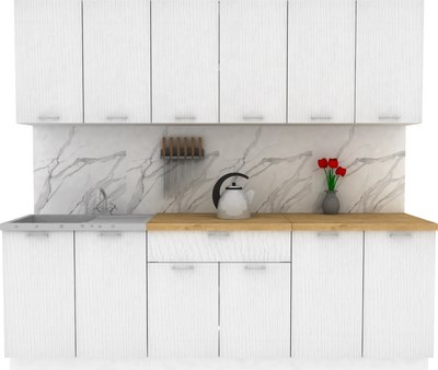 Кухонный гарнитур Eligard Lion 2.4 без столешницы - фото