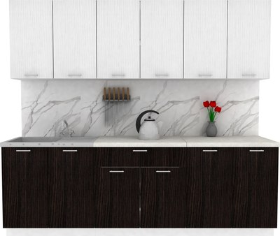 Кухонный гарнитур Eligard Lion 2.4 без столешницы - фото