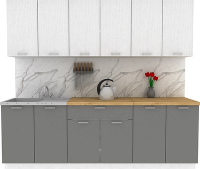 Кухонный гарнитур Eligard Lion 2.4 без столешницы - фото