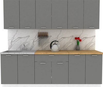 Кухонный гарнитур Eligard Lion 2.4 без столешницы - фото