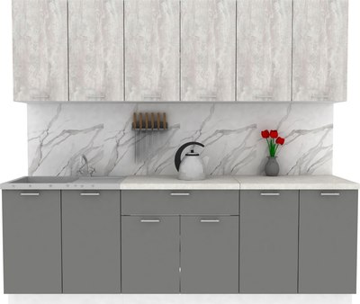 Кухонный гарнитур Eligard Lion 2.4 без столешницы - фото