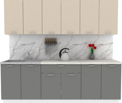 Кухонный гарнитур Eligard Lion 2.4 без столешницы - фото