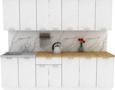 Кухонный гарнитур Eligard Lion 2.6 без столешницы - фото