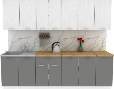 Кухонный гарнитур Eligard Lion 2.6 без столешницы - фото