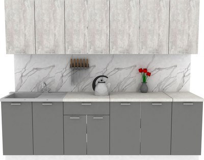 Кухонный гарнитур Eligard Lion 2.6 без столешницы - фото