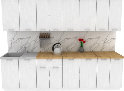 Кухонный гарнитур Eligard Lion 2.8 без столешницы - фото