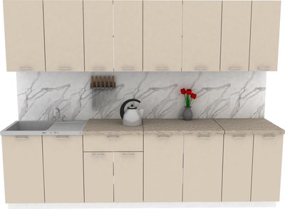 Кухонный гарнитур Eligard Lion 2.8 без столешницы - фото