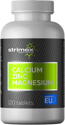 Мультиминеральный комплекс Strimex Кальций Цинк Магний Calcium Zinc Magnesium - фото