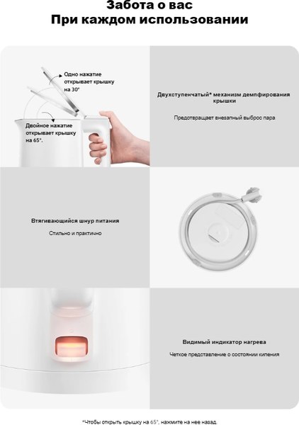 Электрочайник Xiaomi Electric Kettle 2 Lite BHR9036EU / MJDSH06-A