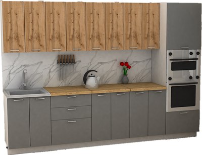 Кухонный гарнитур Eligard Lion 3.0 без столешницы - фото