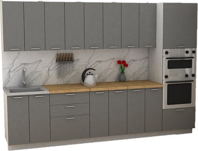 Кухонный гарнитур Eligard Lion 3.0 без столешницы - фото