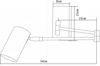 Бра Kinklight Хэлли 07657.29