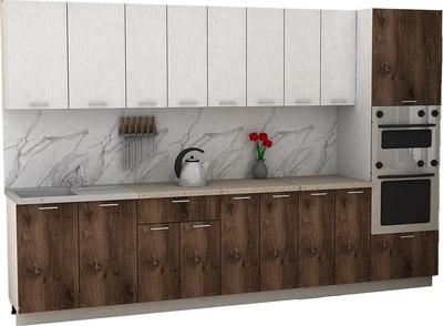 Кухонный гарнитур Eligard Lion 3.2 без столешницы - фото