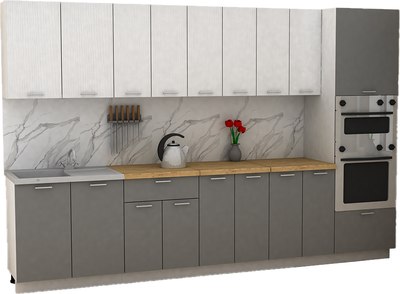 Кухонный гарнитур Eligard Lion 3.2 без столешницы - фото