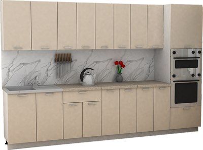 Кухонный гарнитур Eligard Lion 3.2 без столешницы - фото