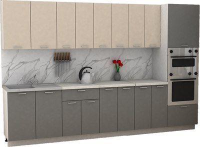 Кухонный гарнитур Eligard Lion 3.2 без столешницы - фото