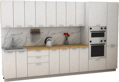 Кухонный гарнитур Eligard Lion 3.4 без столешницы - фото