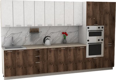 Кухонный гарнитур Eligard Lion 3.4 без столешницы - фото