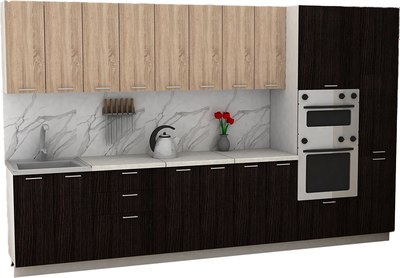 Кухонный гарнитур Eligard Lion 3.4 без столешницы - фото