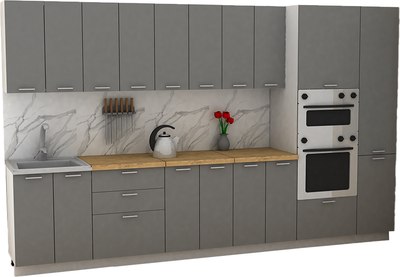 Кухонный гарнитур Eligard Lion 3.4 без столешницы - фото