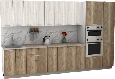 Кухонный гарнитур Eligard Lion 3.4 без столешницы - фото