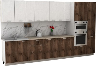 Кухонный гарнитур Eligard Lion 3.6 без столешницы - фото