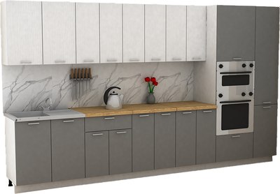 Кухонный гарнитур Eligard Lion 3.6 без столешницы - фото