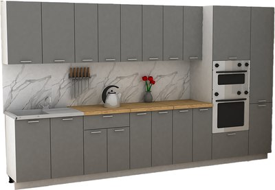 Кухонный гарнитур Eligard Lion 3.6 без столешницы - фото