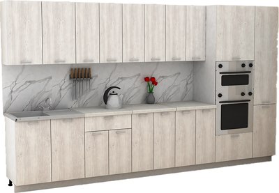 Кухонный гарнитур Eligard Lion 3.6 без столешницы - фото