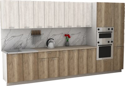 Кухонный гарнитур Eligard Lion 3.6 без столешницы - фото