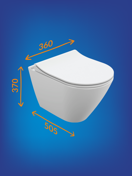 Унитаз подвесной с инсталляцией Cersanit City Smart CO DPL EO Slim