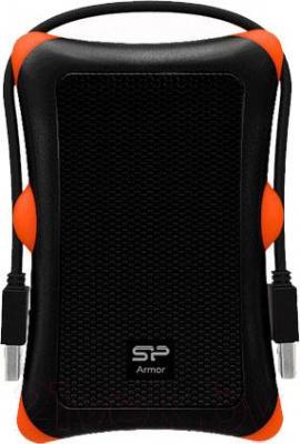 Внешний жесткий диск Silicon Power Armor A30 1TB Black (SP010TBPHDA30S3K)