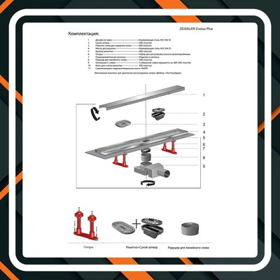 Трап для душа Tim Zst.1121.7002