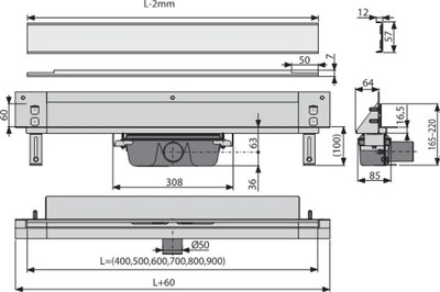 Трап для душа Tim BAD817002