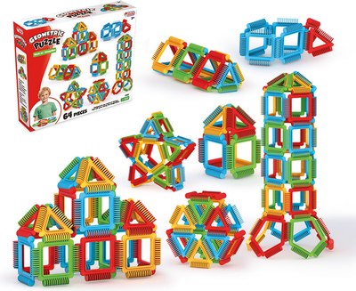 Конструктор Dede Geometric-пазл / 03895