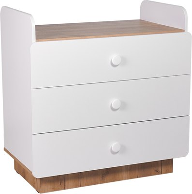 Комод пеленальный Polini Kids Ameli 3010 / 0002761.174 (белый/дуб крафт золотой)