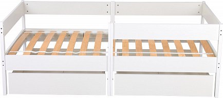 Кровать-чердак детская Polini Kids Simple 3435 с ящиками / 0002803.9