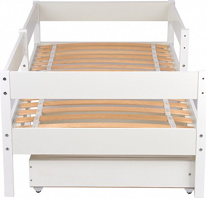 Кровать-чердак детская Polini Kids Simple 3435 с ящиками / 0002803.9