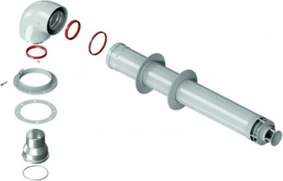 Дымоход для котла Federica Bugatti L750 60/100 (2052328) - фото