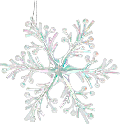 Елочная игрушка Волшебная страна Снежинка SYYKLA-1924245 / 108588 - фото