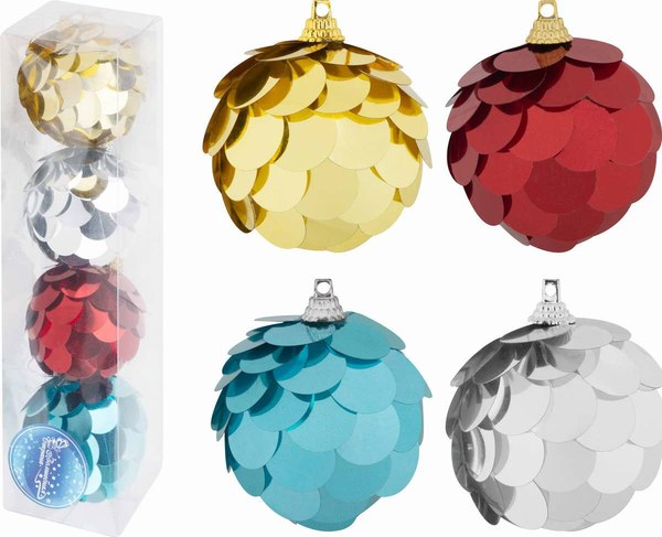 Набор шаров новогодних Волшебная страна SYPMQC-0324024 / 108501